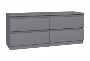 2.03.03.100.4 КАСТОР тумба 4 ящика RU серая в Когалыме - kogalym.ok-mebel.com | фото