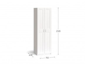 2.06.01.030.4 МАКС шкаф 2 двери 75х61х233 серый RU в Когалыме - kogalym.ok-mebel.com | фото 4