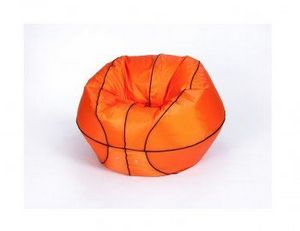 Кресло-мешок Баскетбольный мяч большой оранжево-черное в Когалыме - kogalym.ok-mebel.com | фото 2
