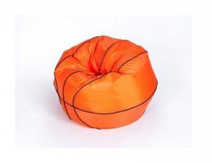 Кресло-мешок Баскетбольный мяч большой оранжево-черное в Когалыме - kogalym.ok-mebel.com | фото 3
