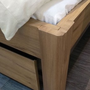 АФИНА А3в Кровать 1400 (крафт) в Когалыме - kogalym.ok-mebel.com | фото 5