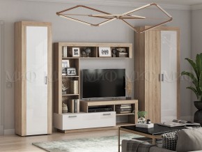 Ангара Пенал (Белый глянец/Сонома) в Когалыме - kogalym.ok-mebel.com | фото 3