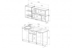 АНТИКА Кухонный гарнитур Стандарт (1600 мм) в Когалыме - kogalym.ok-mebel.com | фото 2