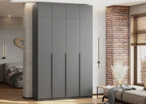 Антресоль 1600 «ШК-5» Графит серый в Когалыме - kogalym.ok-mebel.com | фото 4