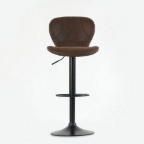 Барный стул Barneo N-86 Time / Black / VPU Brown Vintage коричневый винтаж PK970-18 в Когалыме - kogalym.ok-mebel.com | фото 3