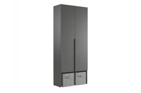 БАСКО Прихожая К11 (графит) в Когалыме - kogalym.ok-mebel.com | фото 4