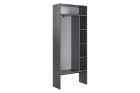 БАСКО Прихожая К11 (графит) в Когалыме - kogalym.ok-mebel.com | фото 7