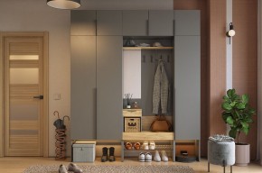 БАСКО Прихожая К7 (графит) в Когалыме - kogalym.ok-mebel.com | фото 15