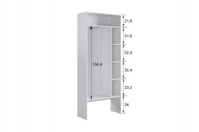 БАСКО Прихожая К7 (графит) в Когалыме - kogalym.ok-mebel.com | фото 6