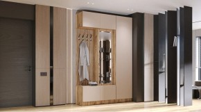 БАВАРИЯ Прихожая (дуб вотан/кашемир) в Когалыме - kogalym.ok-mebel.com | фото