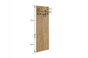 БОДРУМ Прихожая (модульная) дуб крафт золотой в Когалыме - kogalym.ok-mebel.com | фото 2