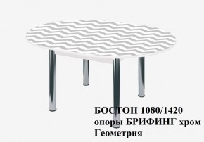 БОСТОН Стол круглый раздвижной 1080/1420 опоры Брифинг в Когалыме - kogalym.ok-mebel.com | фото