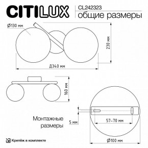 Бра Citilux Ronny CL242323 в Когалыме - kogalym.ok-mebel.com | фото 9