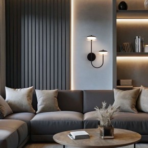 Бра Eurosvet Fungo 50388/2 LED черный в Когалыме - kogalym.ok-mebel.com | фото 3