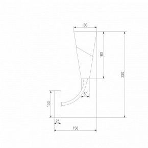 Бра Eurosvet Rhyton 60167/1 никель в Когалыме - kogalym.ok-mebel.com | фото 6