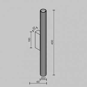 Бра Maytoni Calipso C082WL-12W2.7K-B в Когалыме - kogalym.ok-mebel.com | фото 4