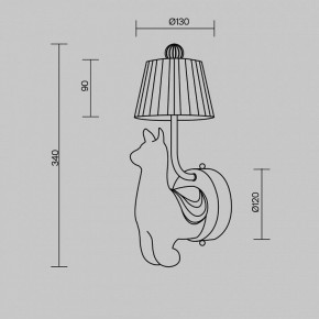 Бра Maytoni Senor Alpaca MOD377WL-L6W3K в Когалыме - kogalym.ok-mebel.com | фото 9