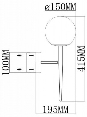 Бра Moderli Scrumbel V11562-1W в Когалыме - kogalym.ok-mebel.com | фото 6