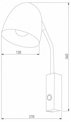 Бра TK Lighting Soho 4167 Soho Black в Когалыме - kogalym.ok-mebel.com | фото 2