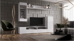 ДАЛЛАС Гостиная (модульная) цемент светлый в Когалыме - kogalym.ok-mebel.com | фото
