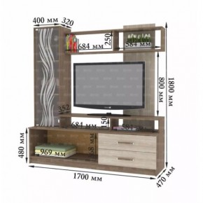 ДАРЬЯ Гостиная (Крафт серый/Крафт белый) в Когалыме - kogalym.ok-mebel.com | фото 8