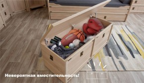 Детская Система Валенсия Сундук Дуб сонома в Когалыме - kogalym.ok-mebel.com | фото 3