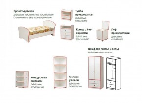 Набор мебели для детской Юниор-10 (с кроватью 800*1600) ЛДСП в Когалыме - kogalym.ok-mebel.com | фото 2