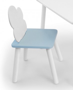 Детский стул Облачко (Белый/Голубой/Белый) в Когалыме - kogalym.ok-mebel.com | фото 1