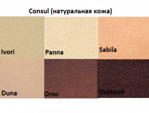 Диван двухместный Алекто Consul натуральная кожа в Когалыме - kogalym.ok-mebel.com | фото 5