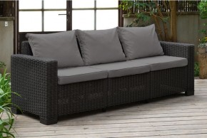 Диван Калифорния 3-х местный (California 3 Sofa), графит в Когалыме - kogalym.ok-mebel.com | фото 1