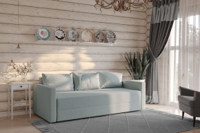 Диван-кровать Вало мятно-серый, ткань рогожка в Когалыме - kogalym.ok-mebel.com | фото 2