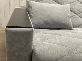 Диван Престиж-15 (НПБ+МДФ) велюр Sensey silver в Когалыме - kogalym.ok-mebel.com | фото 6