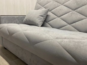 Диван Престиж-15 (НПБ+МДФ) велюр Sensey silver в Когалыме - kogalym.ok-mebel.com | фото 7