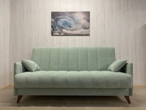 Диван Престиж-3 (НПБ) велюр Sensey mist green в Когалыме - kogalym.ok-mebel.com | фото