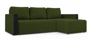 Диван угловой Алиса 3 Vital GREEN - Teos Black в Когалыме - kogalym.ok-mebel.com | фото