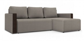 Диван угловой Алиса 3 Vital IVORY - Teos Dark Brown в Когалыме - kogalym.ok-mebel.com | фото