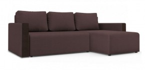 Диван угловой Алиса 3 Vital JAVA - Teos Dark Brown в Когалыме - kogalym.ok-mebel.com | фото