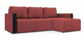 Диван угловой Алиса 3 Vital PEACH - Teos Black в Когалыме - kogalym.ok-mebel.com | фото