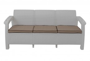 Диван Yalta Premium Sofa 3 Set (Ялта) белый (+подушки под спину) в Когалыме - kogalym.ok-mebel.com | фото 2