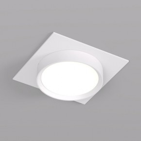 DK2091-WH Встраиваемый светильник FLAT, IP 20, до 15 Вт, GX53, LED, белый, алюминий в Когалыме - kogalym.ok-mebel.com | фото 3