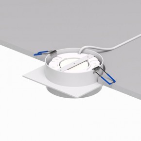 DK2091-WH Встраиваемый светильник FLAT, IP 20, до 15 Вт, GX53, LED, белый, алюминий в Когалыме - kogalym.ok-mebel.com | фото 4