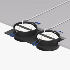 DK2092-BK Встраиваемый светильник FLAT, IP 20, до 15 Вт, GX53, LED, черный, алюминий в Когалыме - kogalym.ok-mebel.com | фото 2