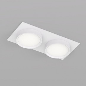 DK2092-WH Встраиваемый светильник FLAT, IP 20, до 15 Вт, GX53, LED, белый, алюминий в Когалыме - kogalym.ok-mebel.com | фото 2