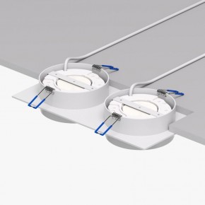 DK2092-WH Встраиваемый светильник FLAT, IP 20, до 15 Вт, GX53, LED, белый, алюминий в Когалыме - kogalym.ok-mebel.com | фото 4