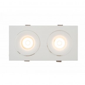 DK2122-WH Встраиваемый светильник, IP 20, 50 Вт, GU10, белый, алюминий в Когалыме - kogalym.ok-mebel.com | фото