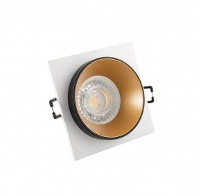 DK2402-GD Встраиваемый светильник, IP 20, 50 Вт, GU10, черный/золотой, алюминий в Когалыме - kogalym.ok-mebel.com | фото