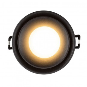 DK2403-BK Встраиваемый светильник влагозащ., IP 44, 10 Вт, GU10, черный, алюминий в Когалыме - kogalym.ok-mebel.com | фото 3