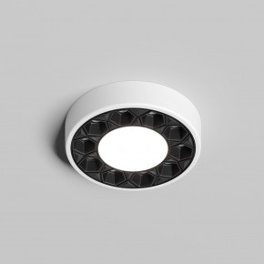 DK2440-WB Встраиваемый светильник DUAL 5+5 Вт, LED 4000K, IP 20, d90mm, белый/черный, алюминий/акрил в Когалыме - kogalym.ok-mebel.com | фото 2