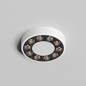 DK2440-WB Встраиваемый светильник DUAL 5+5 Вт, LED 4000K, IP 20, d90mm, белый/черный, алюминий/акрил в Когалыме - kogalym.ok-mebel.com | фото 3