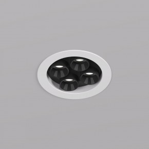 DK2510-WB Встраиваемый светильник SPACE со светодиодом d65 220V 8W 38° 4000К IP20 белый/черный алюминий в Когалыме - kogalym.ok-mebel.com | фото